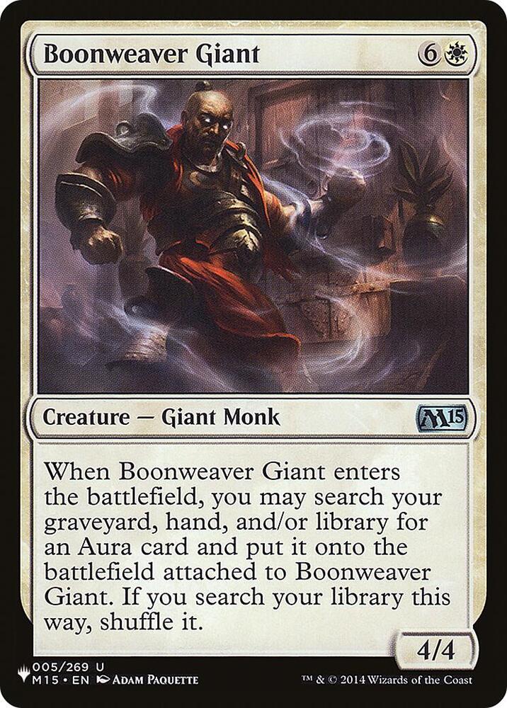 Boonweaver Giant (005/269) [The List]