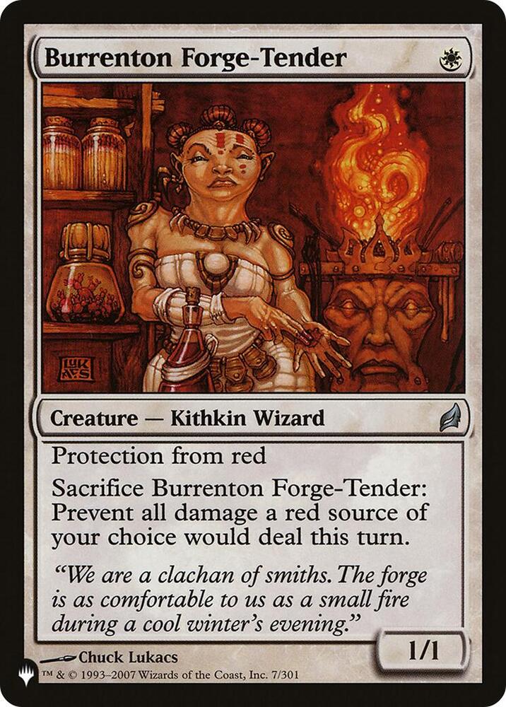 Burrenton Forge-Tender (7/301) [The List]