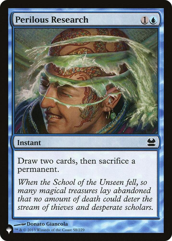 Perilous Research (58/229) [The List]