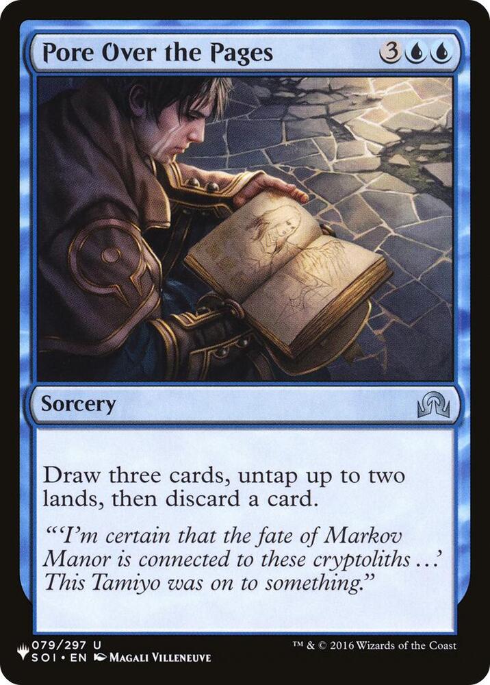 Pore Over the Pages (079/297) [The List]