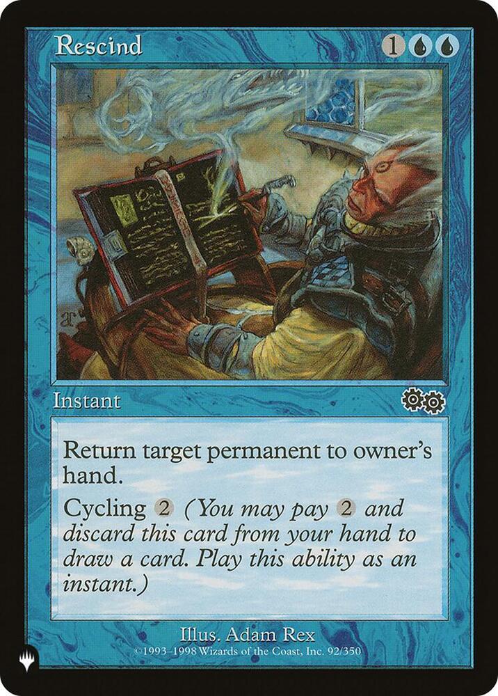 Rescind (92/350) [The List]