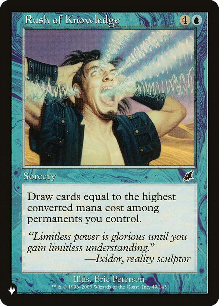 Rush of Knowledge (49/143) [The List]