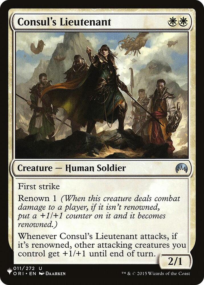 Consul's Lieutenant (011/272) [The List]
