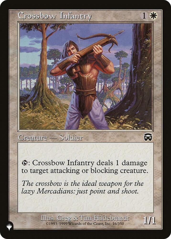 Crossbow Infantry (16/350) [The List]