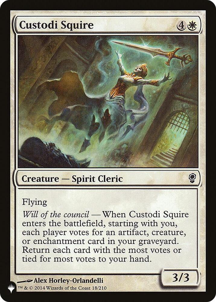 Custodi Squire (18/210) [The List]