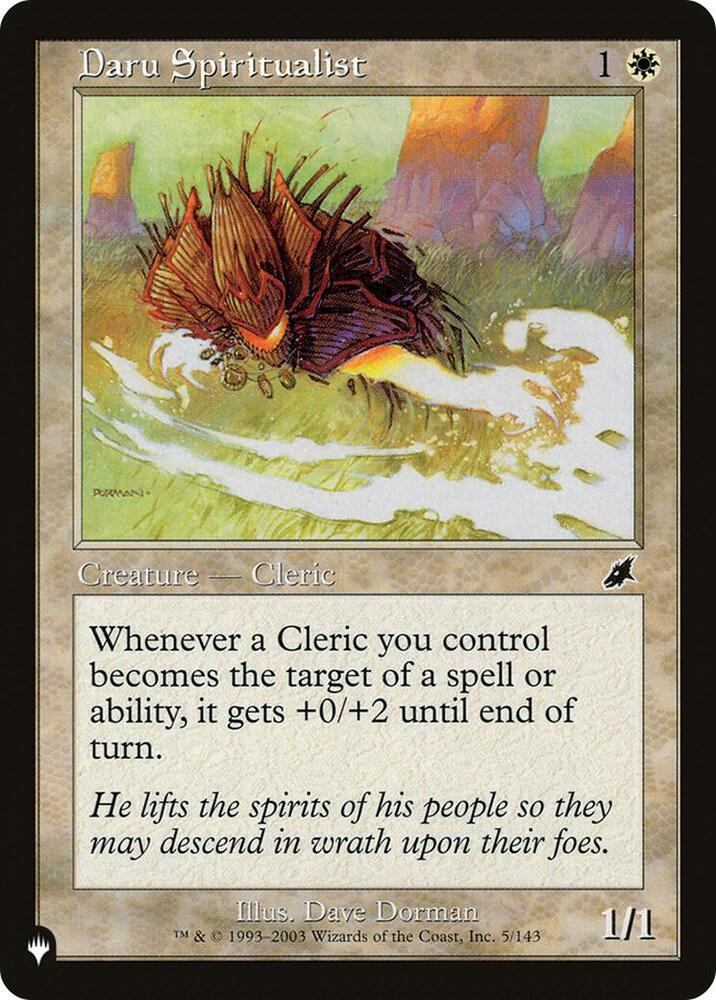Daru Spiritualist (5/143) [The List]