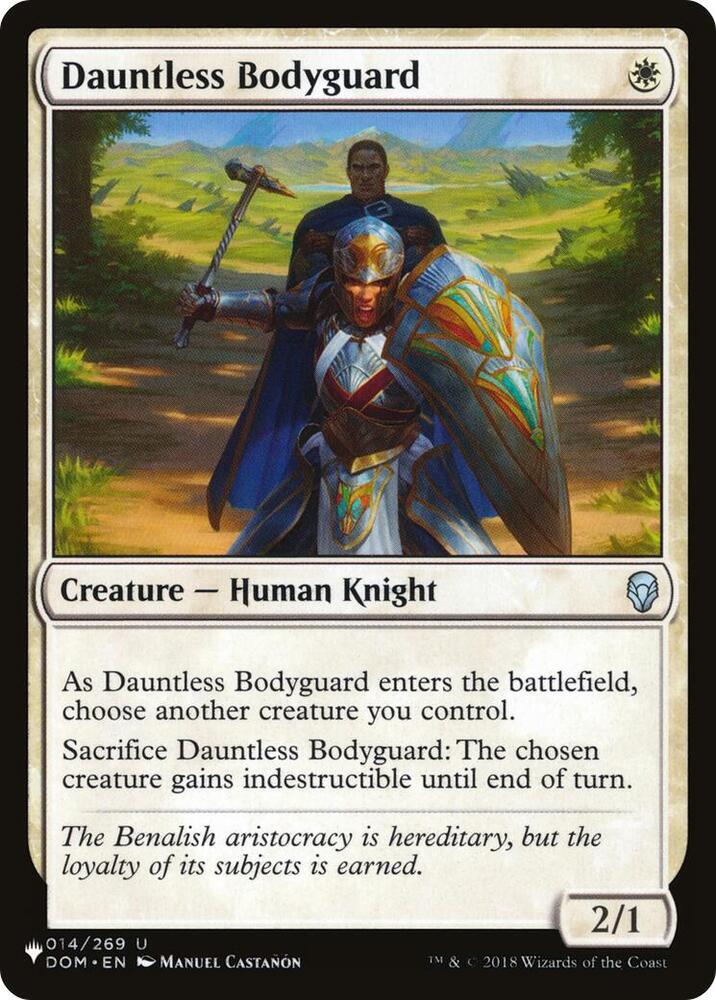 Dauntless Bodyguard (014/269) [The List]
