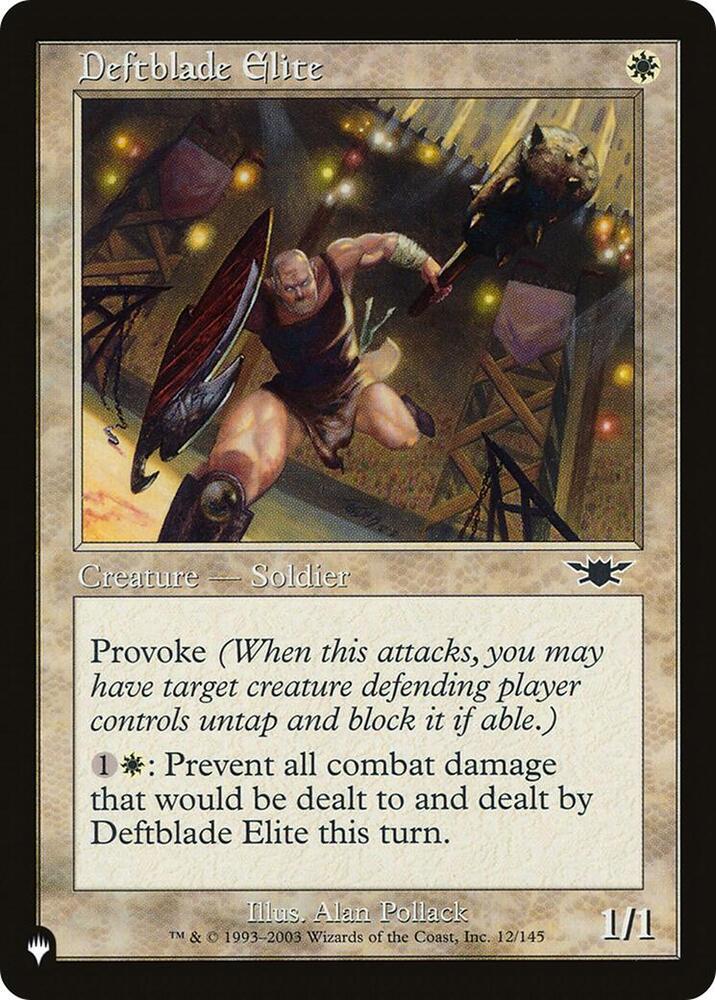 Deftblade Elite (12/145) [The List]
