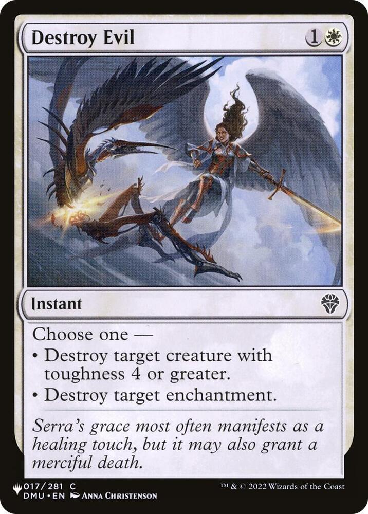 Destroy Evil (017/281) [The List]