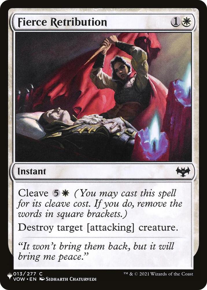 Fierce Retribution (013/277) [The List]