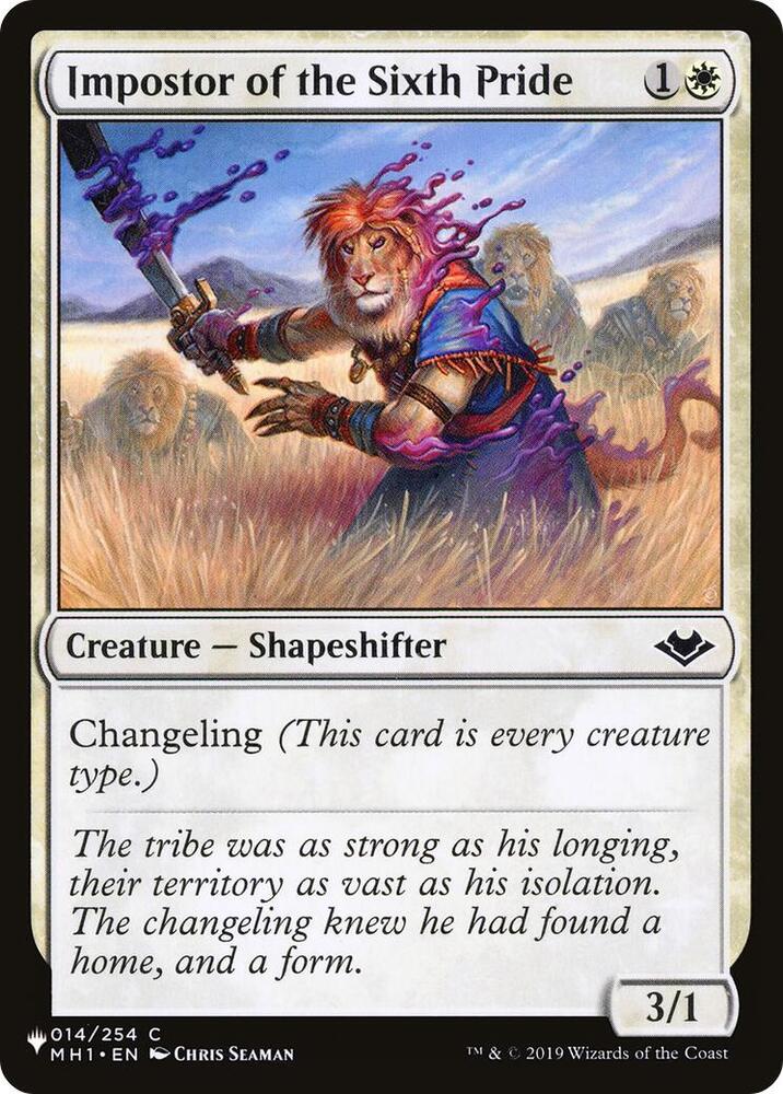 Impostor of the Sixth Pride (14) [The List]