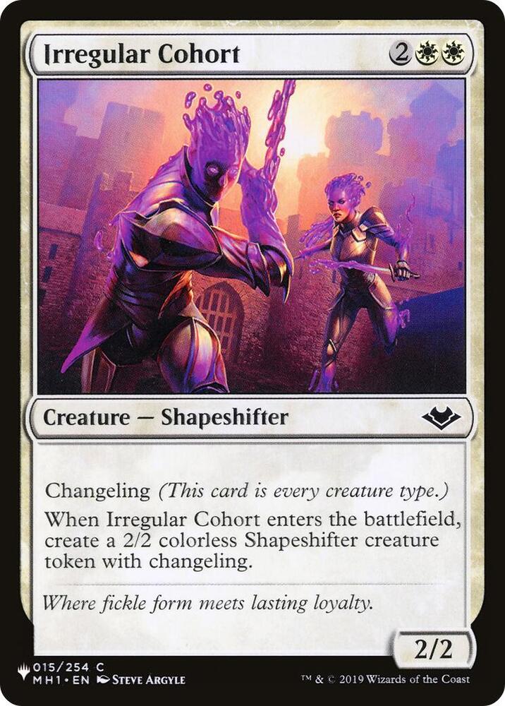 Irregular Cohort (015/254) [The List]