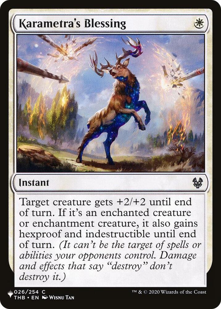 Karametra's Blessing (026/254) [The List]