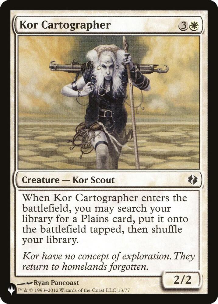 Kor Cartographer (13/77) [The List]