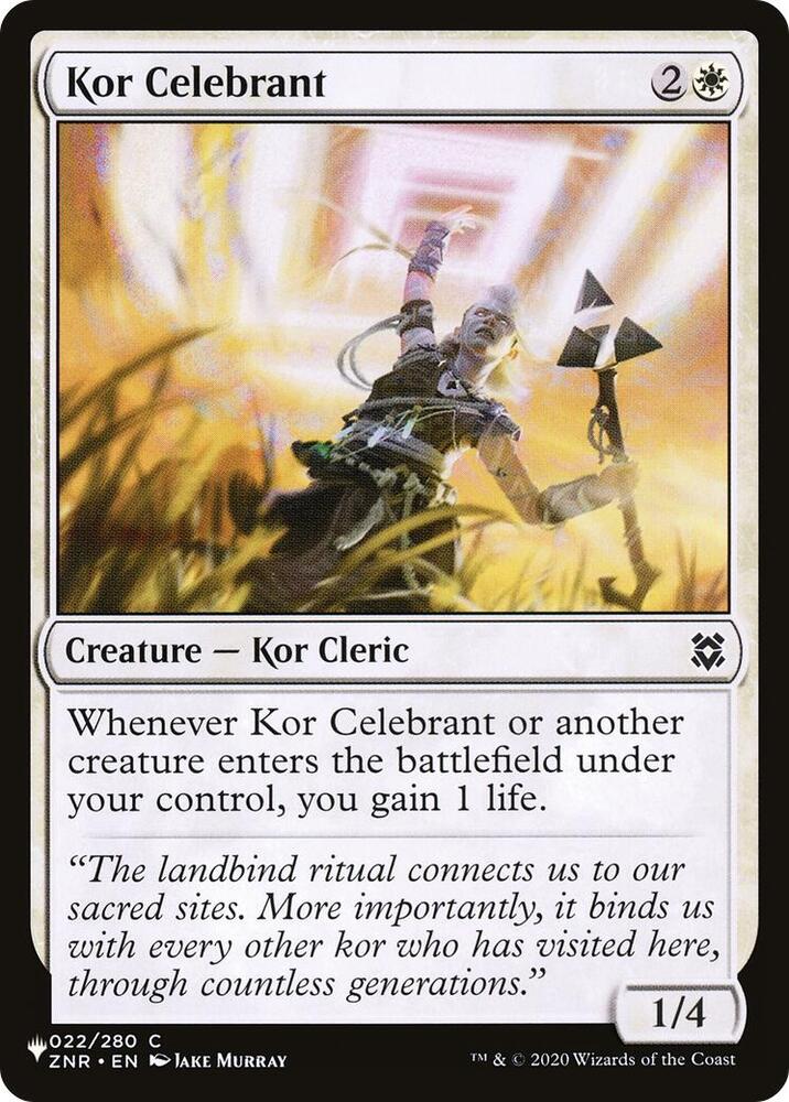 Kor Celebrant (022/280) [The List]