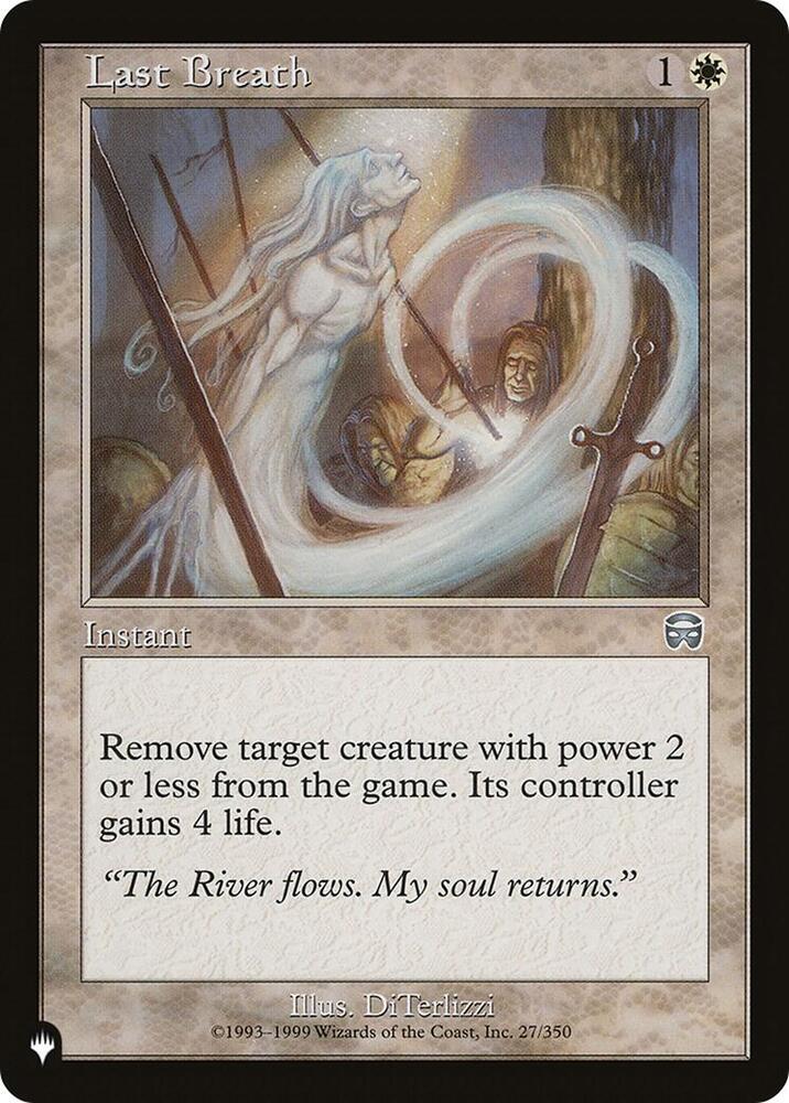 Last Breath (27/350) [The List]