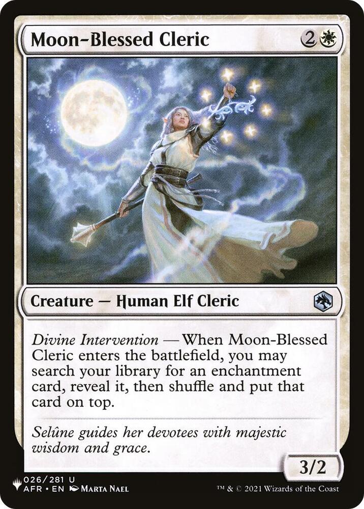 Moon-Blessed Cleric (026/281) [The List]