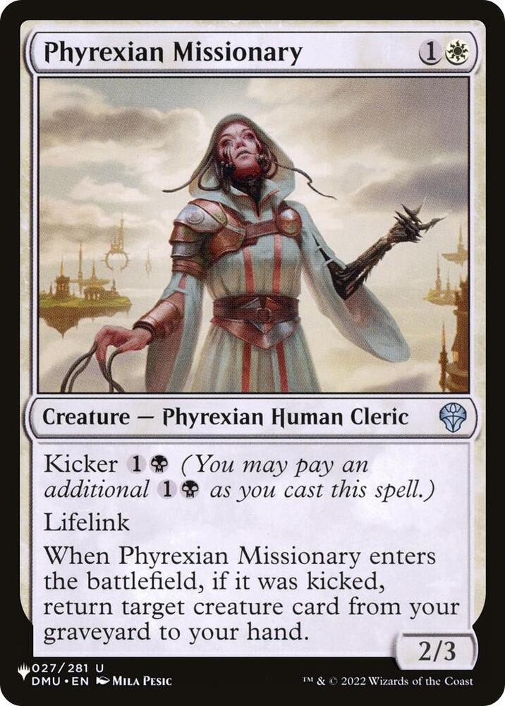 Phyrexian Missionary (027/281) [The List]
