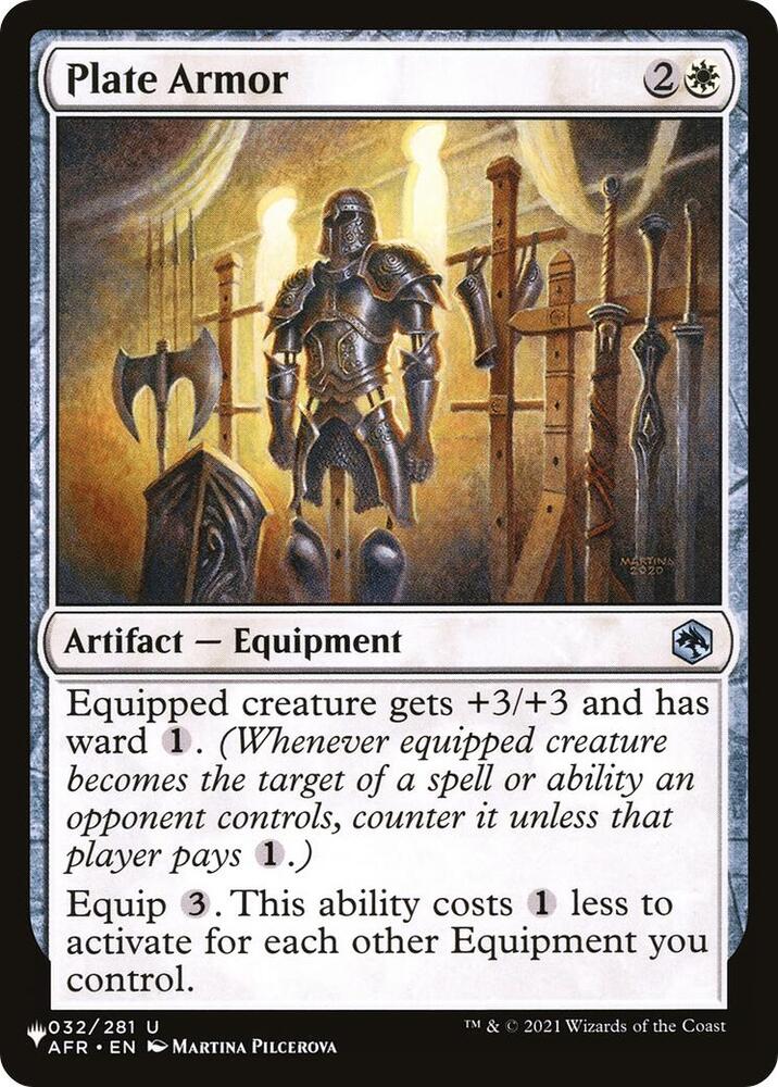 Plate Armor (032/281) [The List]