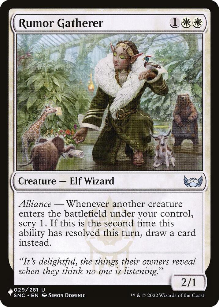 Rumor Gatherer (029/281) [The List]