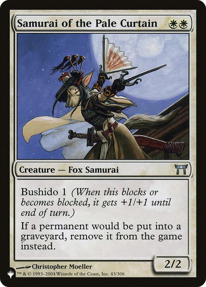 Samurai of the Pale Curtain (43/306) [The List]