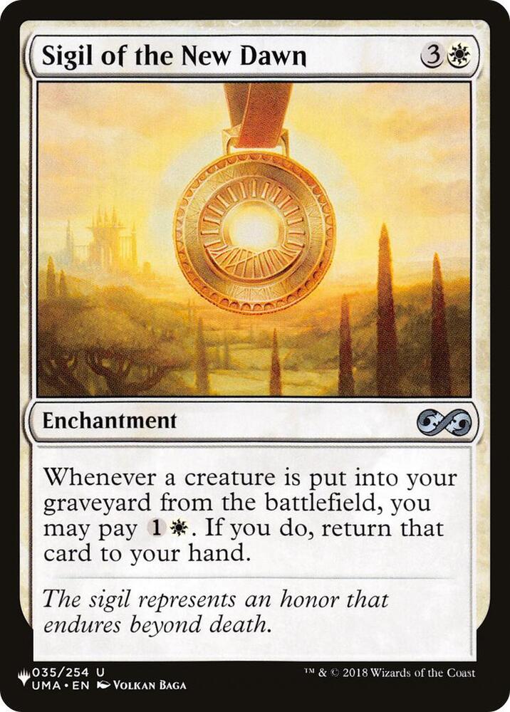 Sigil of the New Dawn (035/254) [The List]