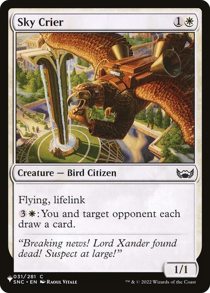 Sky Crier (031/281) [The List]