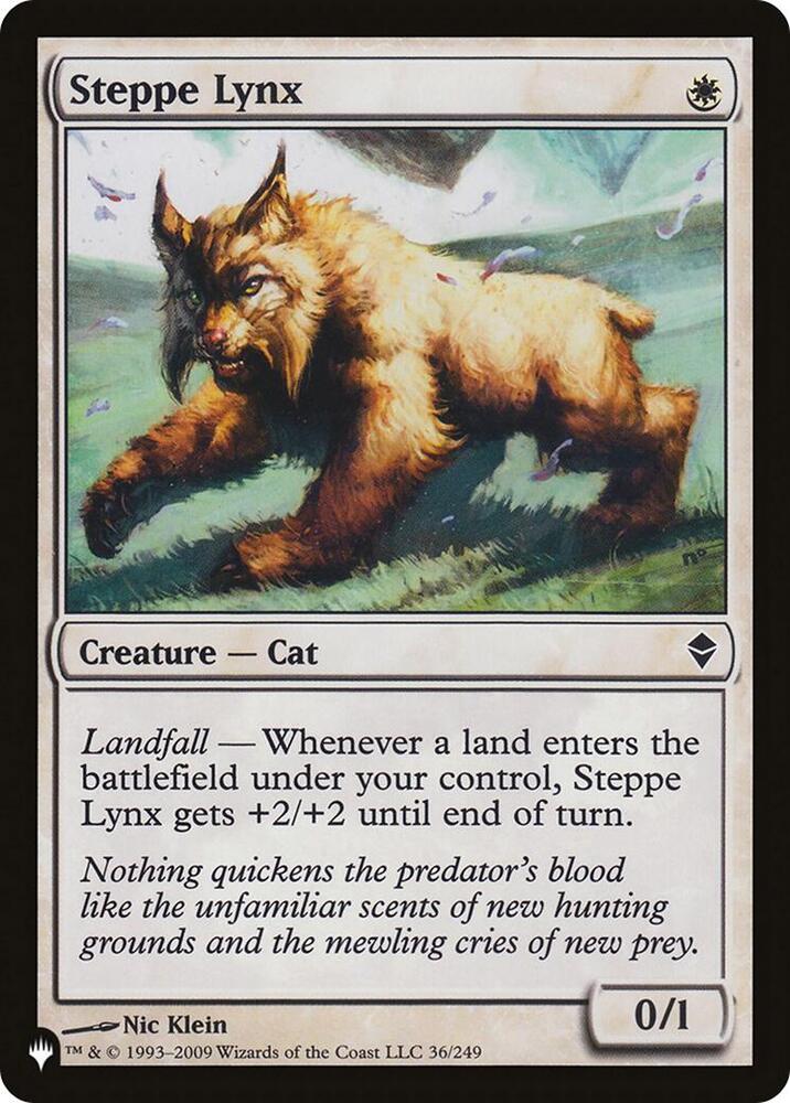 Steppe Lynx (36/249) [The List]
