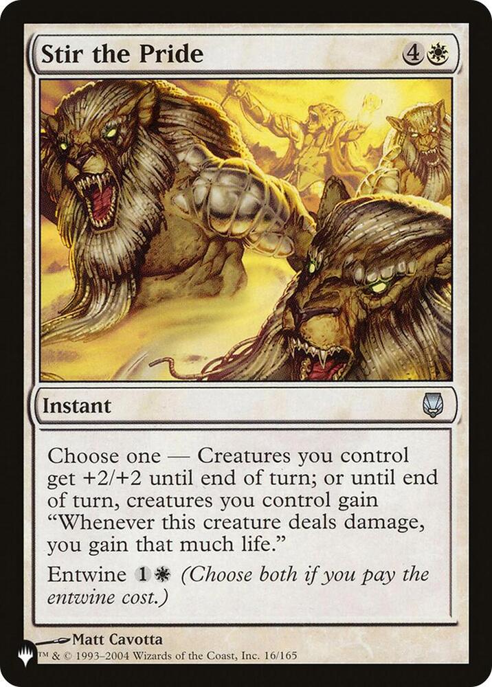 Stir the Pride (16/165) [The List]
