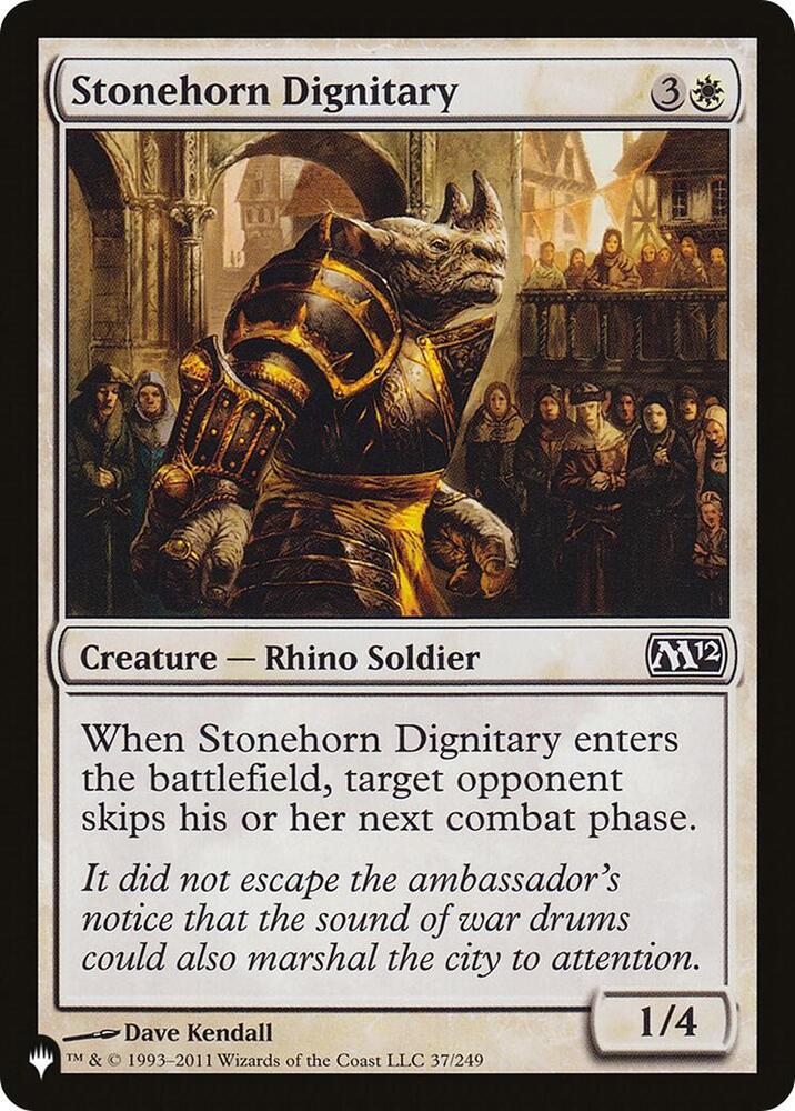 Stonehorn Dignitary (37/249) [The List]