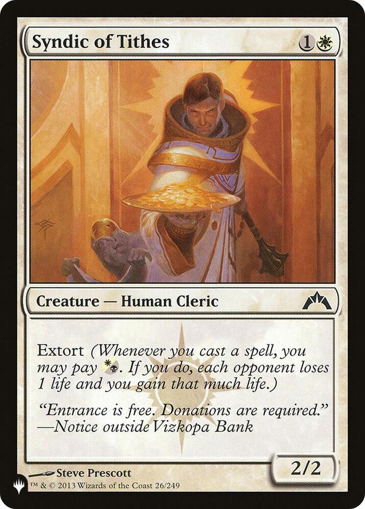 Syndic of Tithes (26/249) [The List]