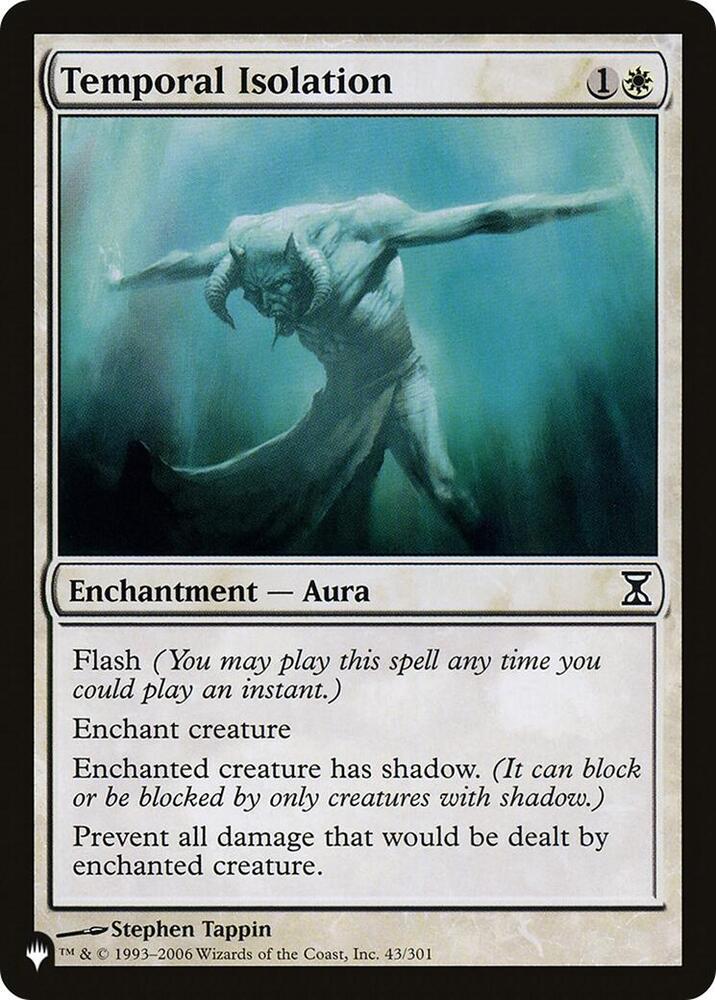 Temporal Isolation (43/301) [The List]