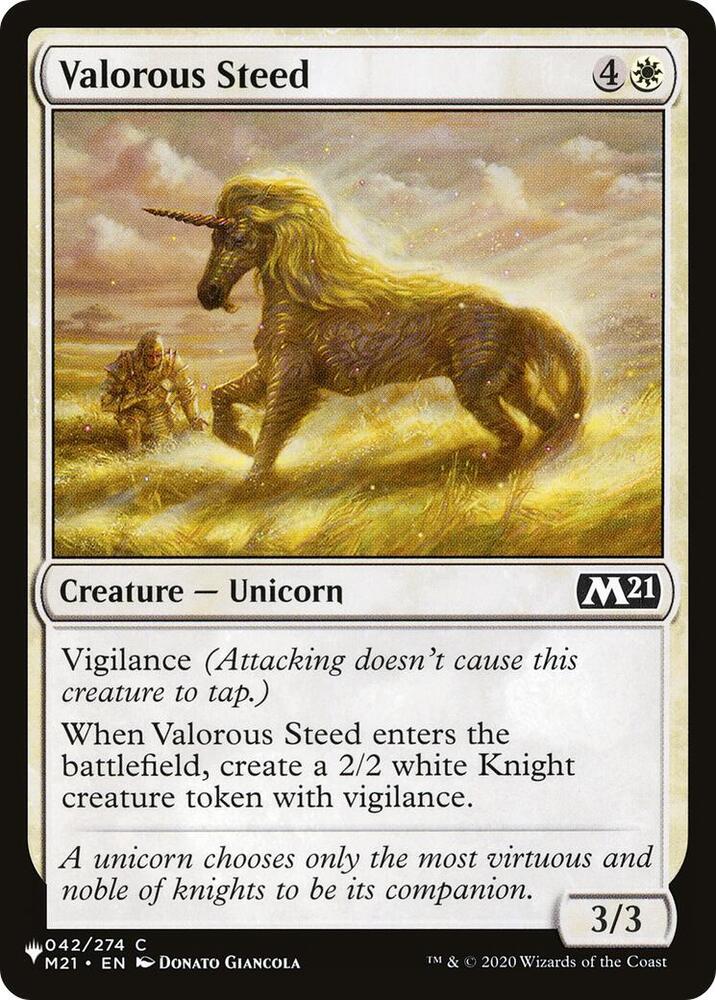 Valorous Steed (042/274) [The List]