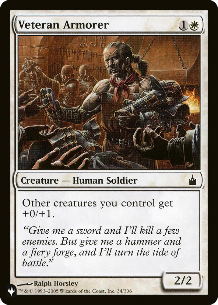 Veteran Armorer (34/306) [The List]