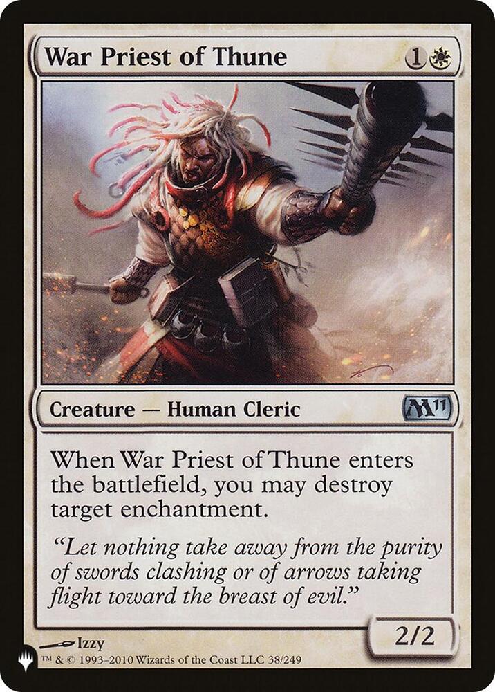 War Priest of Thune (38/249) [The List]