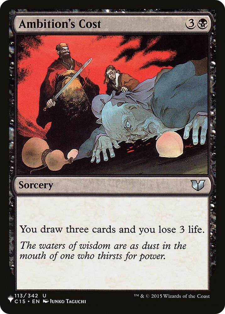 Ambition's Cost (113/342) [The List]