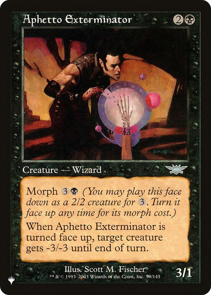 Aphetto Exterminator (59/145) [The List]
