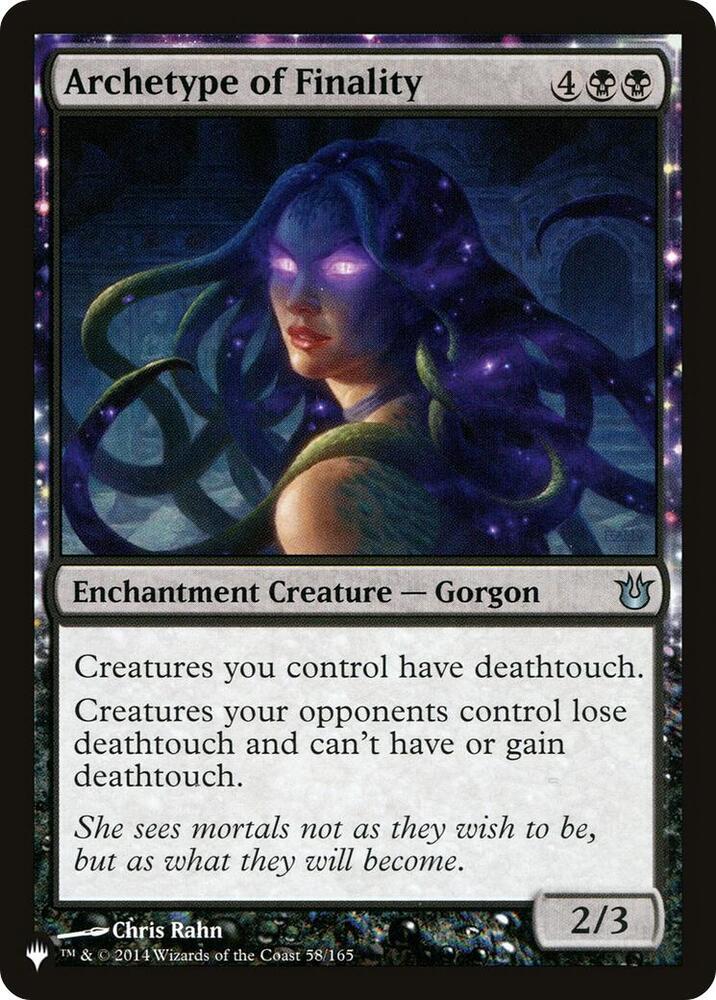 Archetype of Finality (58/165) [The List]