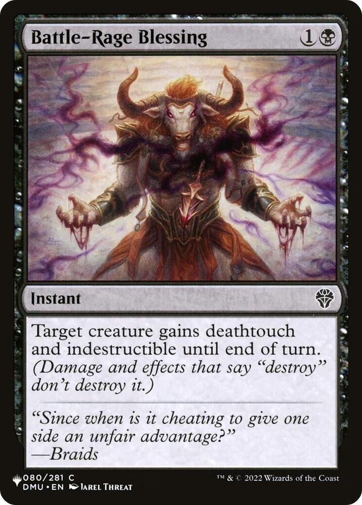 Battle-Rage Blessing (080/281) [The List]