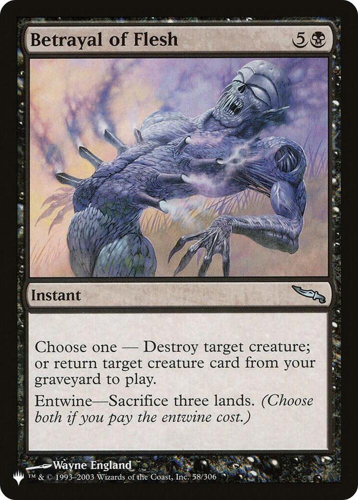 Betrayal of Flesh (58/306) [The List]