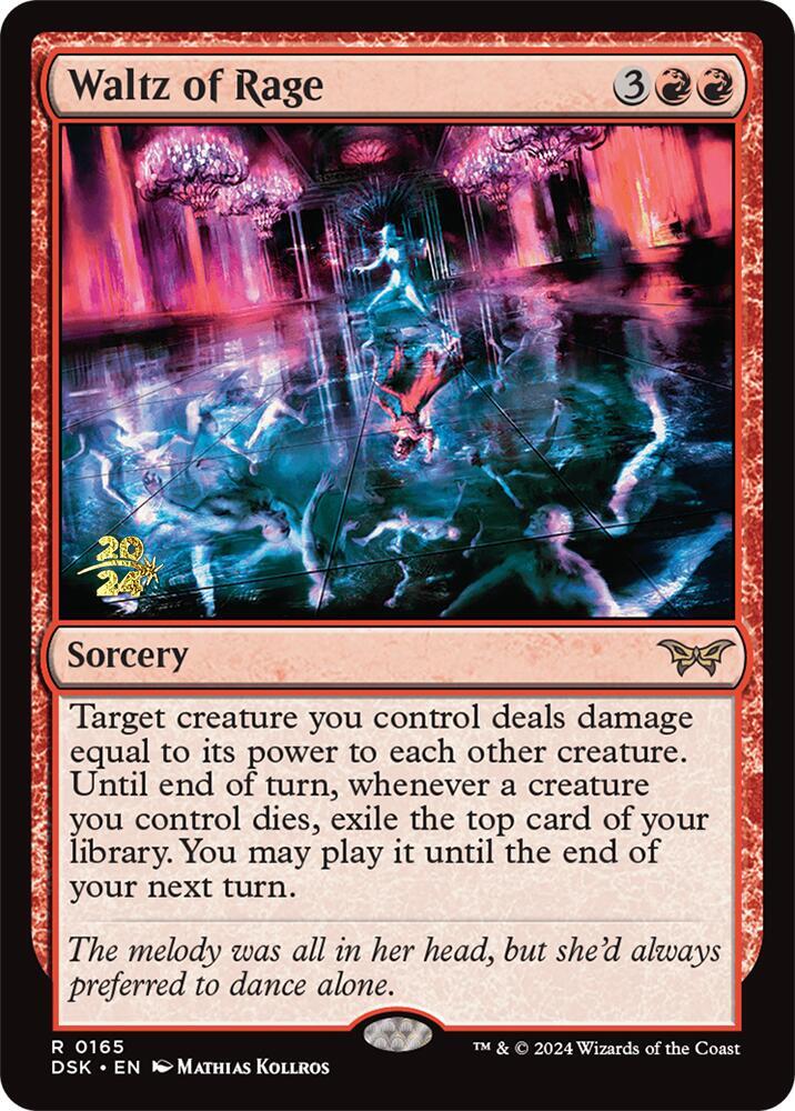 Waltz of Rage (165) [Prerelease Cards]
