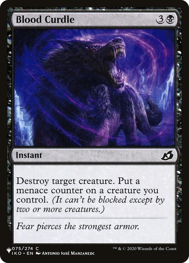 Blood Curdle (075/274) [The List]