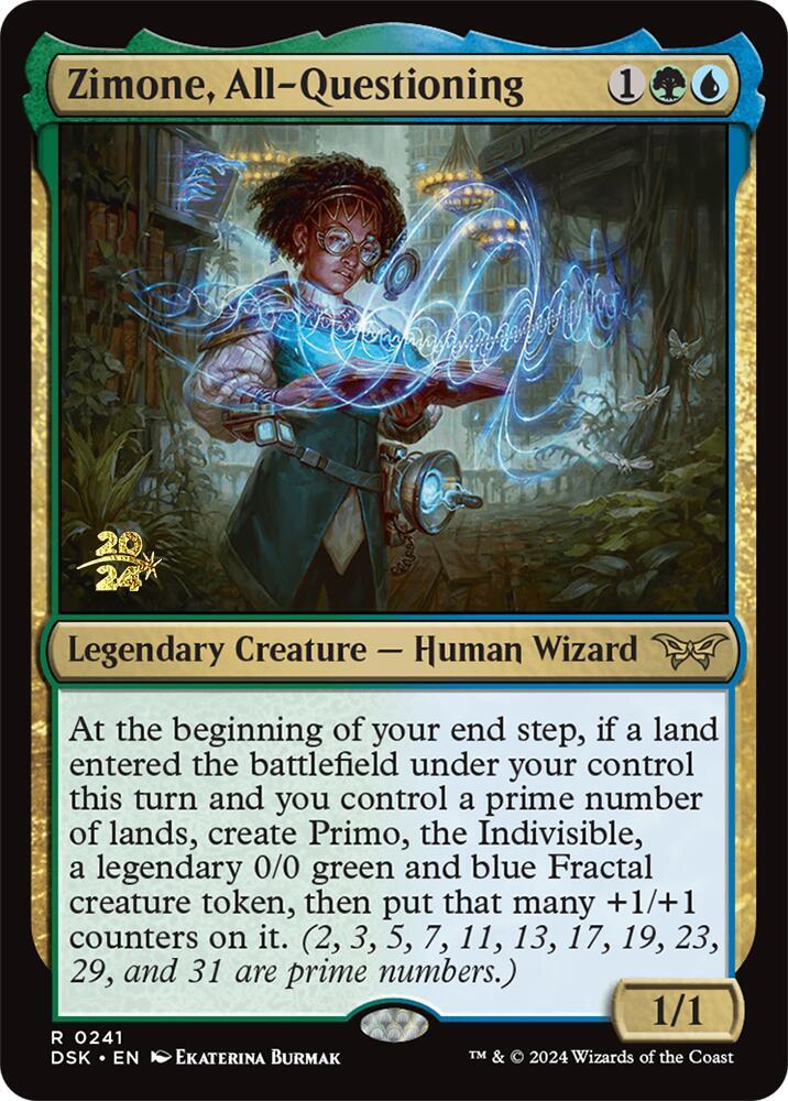 Zimone, All-Questioning (241) [Prerelease Cards]