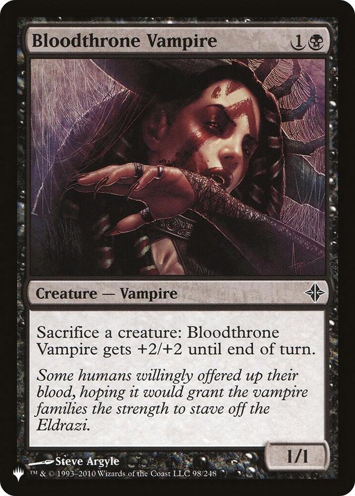 Bloodthrone Vampire (98/248) [The List]