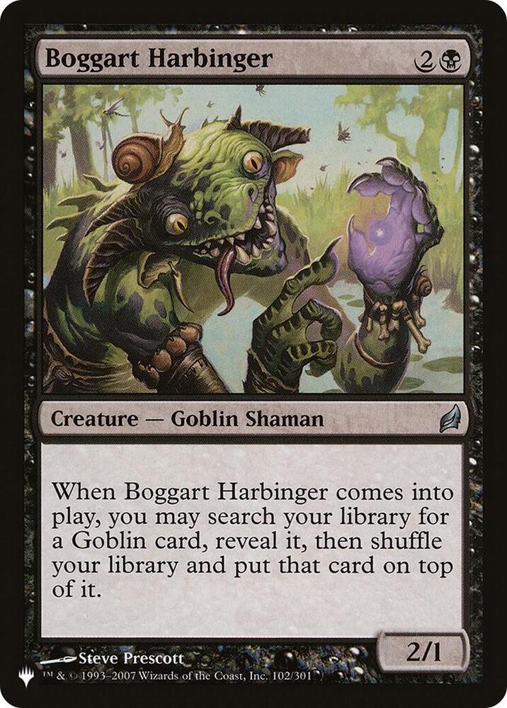 Boggart Harbinger (102/301) [The List]