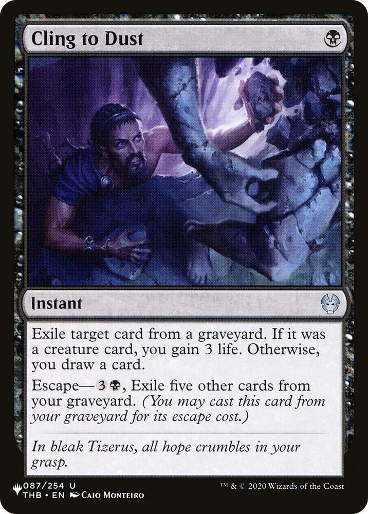 Cling to Dust (087/254) [The List]