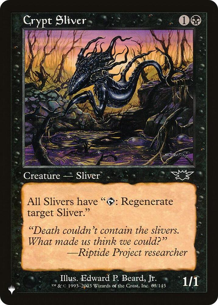 Crypt Sliver (63/145) [The List]