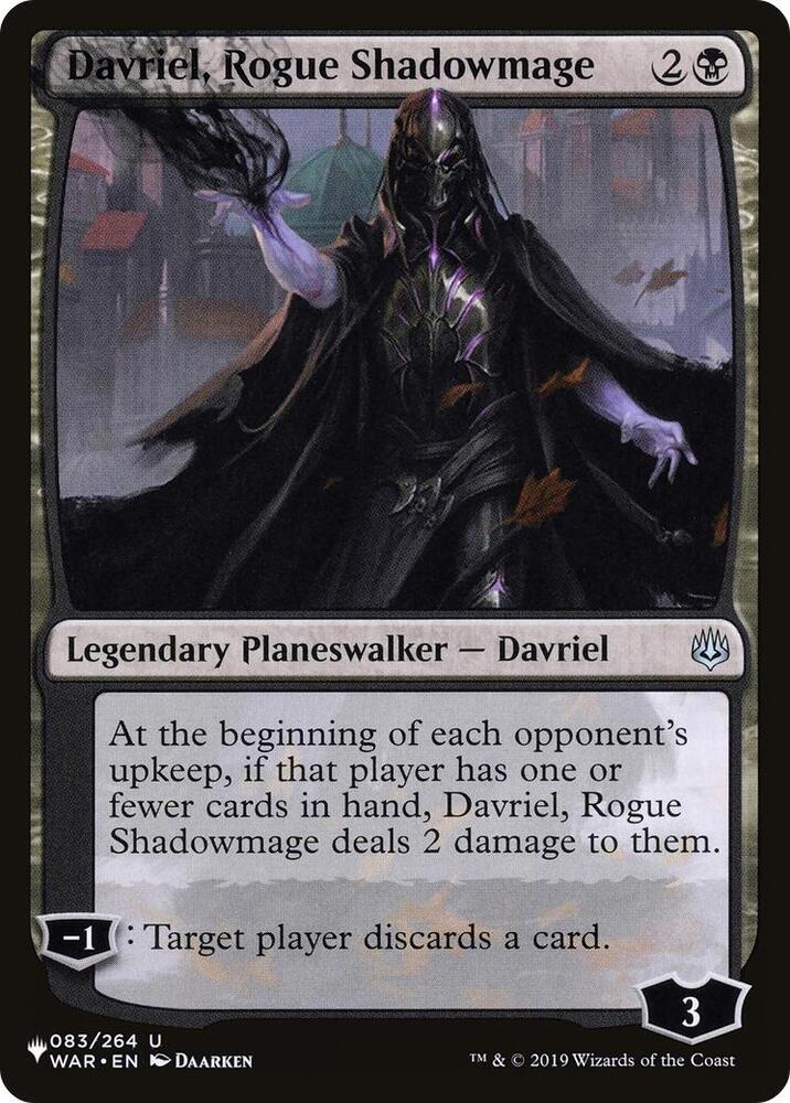 Davriel, Rogue Shadowmage (083/264) [The List]