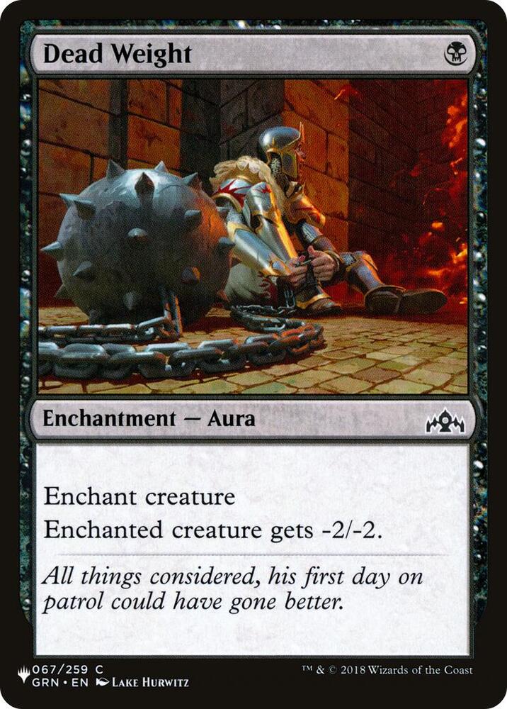 Dead Weight (067/259) [The List]