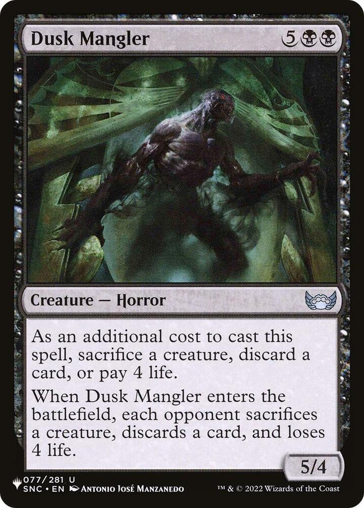 Dusk Mangler (077/281) [The List]